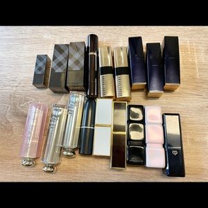 Dior Burberry Tom form Estée Lauder Mac lipstick